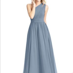 Azazie Molly Dusty Blue Bridesmaids Dress NEVER WORN